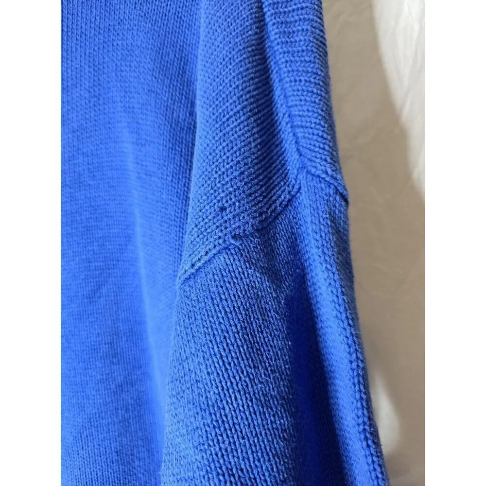 Vintage 90’s panda Cotton blue sweater- Unisex- Fits Like A Large - Picture 8 of 13
